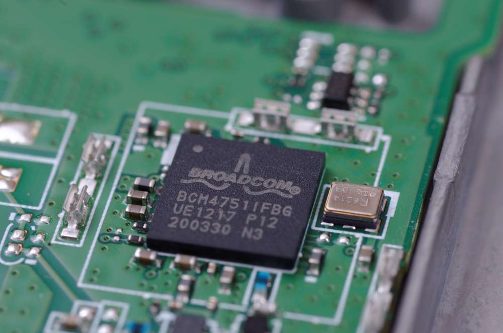 Broadcom chip_shutterstock_1051450661