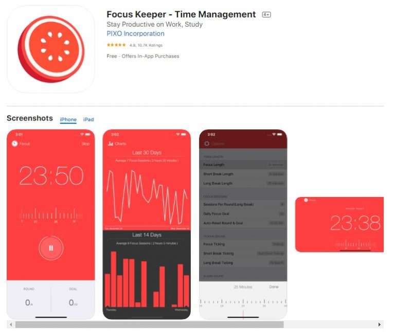 focus keeper app review