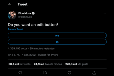 Elon Musk encuesta en Twitter