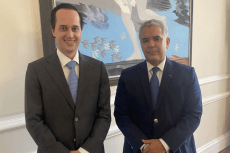 Daniel Vogel se reunió el lunes pasado con el presidente de Colombia, Iván Duque.