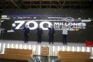 Ejecutivos de Nissan dieron en el anuncio en el marco de la Feria Nacional de San Marcos 2022.