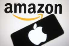 Logos de Amazon y Apple