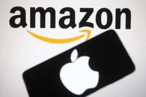 Logos de Amazon y Apple