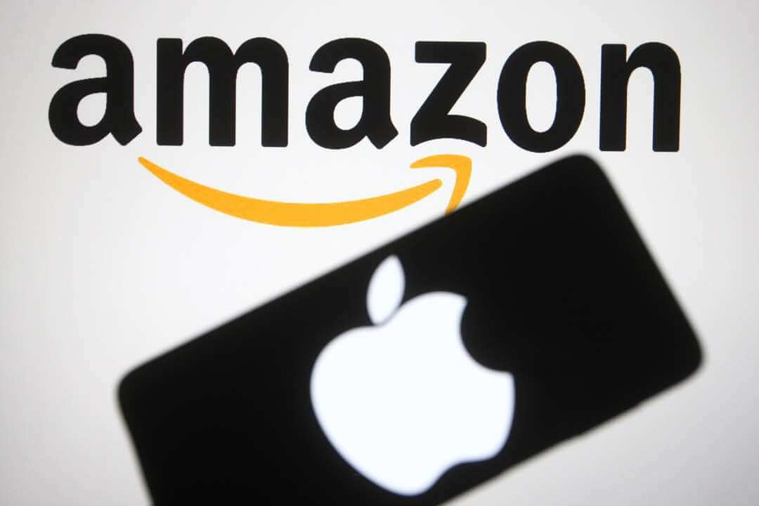 Logos de Amazon y Apple