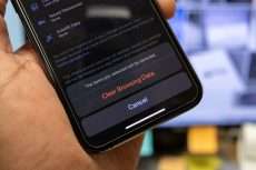 Borrado en Google Chrome de las cookies en un smartphone