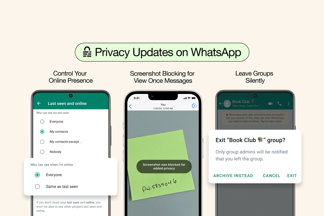 whatsapp funciones privacidad