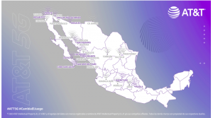 Ciudades mexicanas con servicio 5G por parte de AT&T