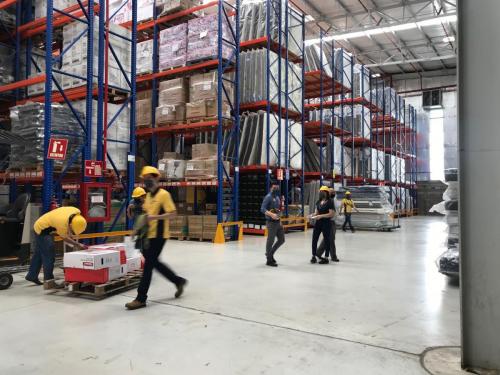 Movimiento en piso del Cedis Culiacán de Coppel